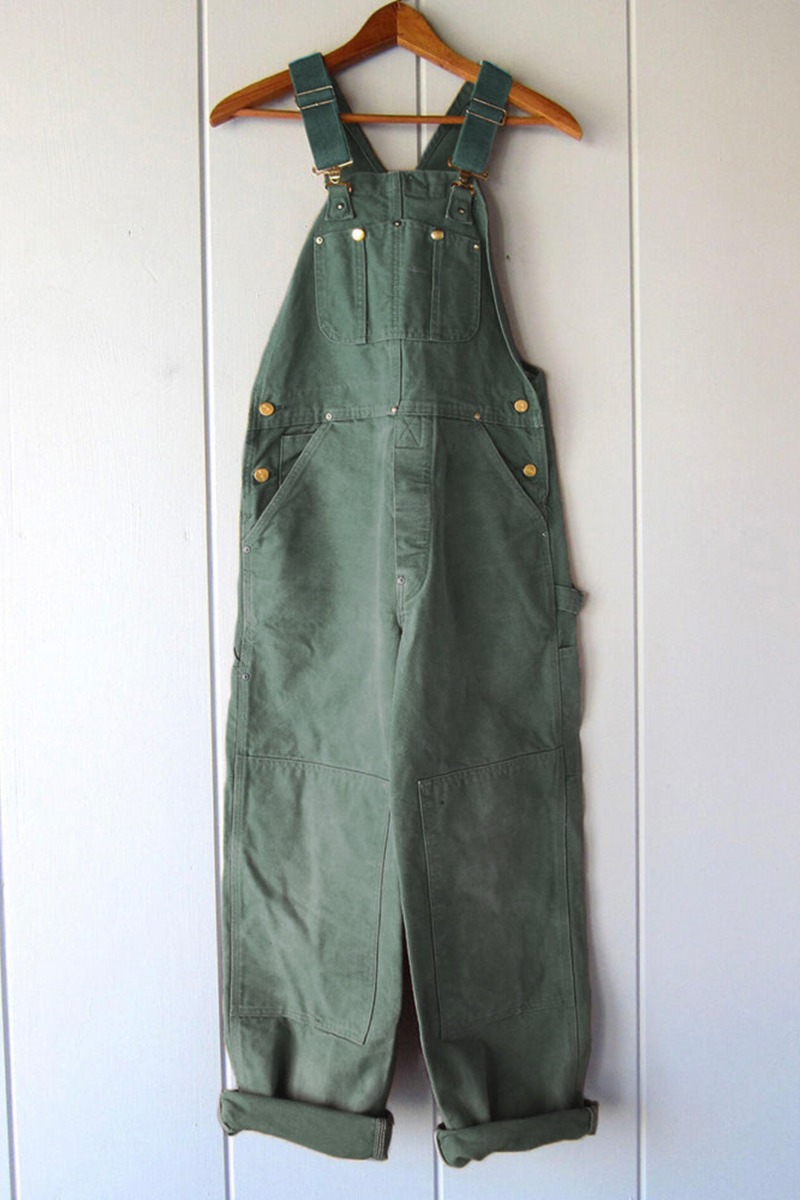Mila - Locker geschnittener Overall mit hoher Taille und geraden Hosenbeinen