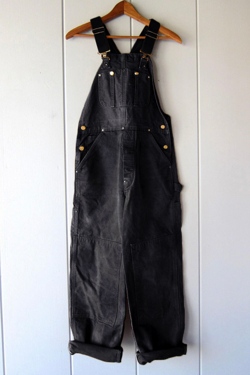 Mila - Locker geschnittener Overall mit hoher Taille und geraden Hosenbeinen