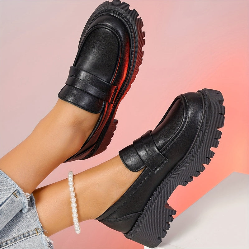 Elke - Dauerhaft Rutschfest Flache Runde Zehe Stiefelette