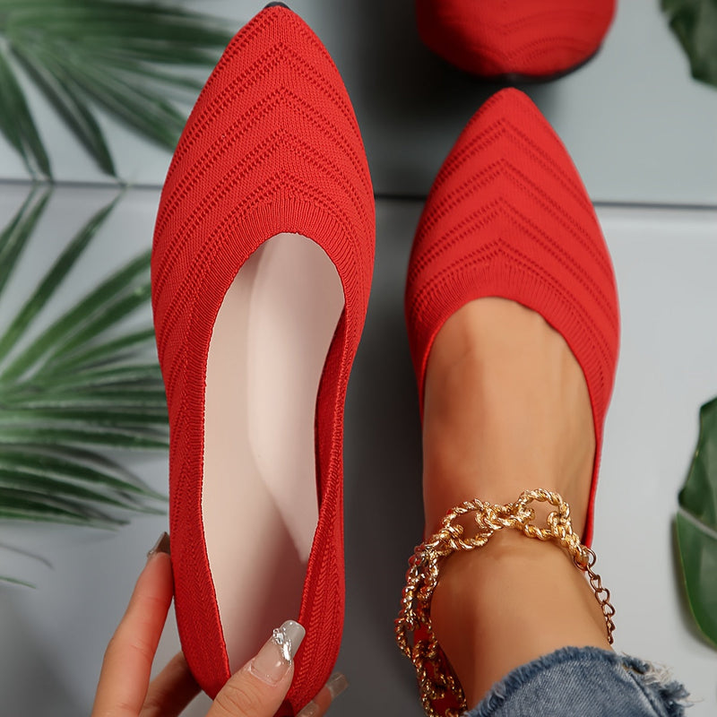 Emma - Bequeme rutschfeste Schuhe mit spitzer Zehe und atmungsaktivem Gestaltung