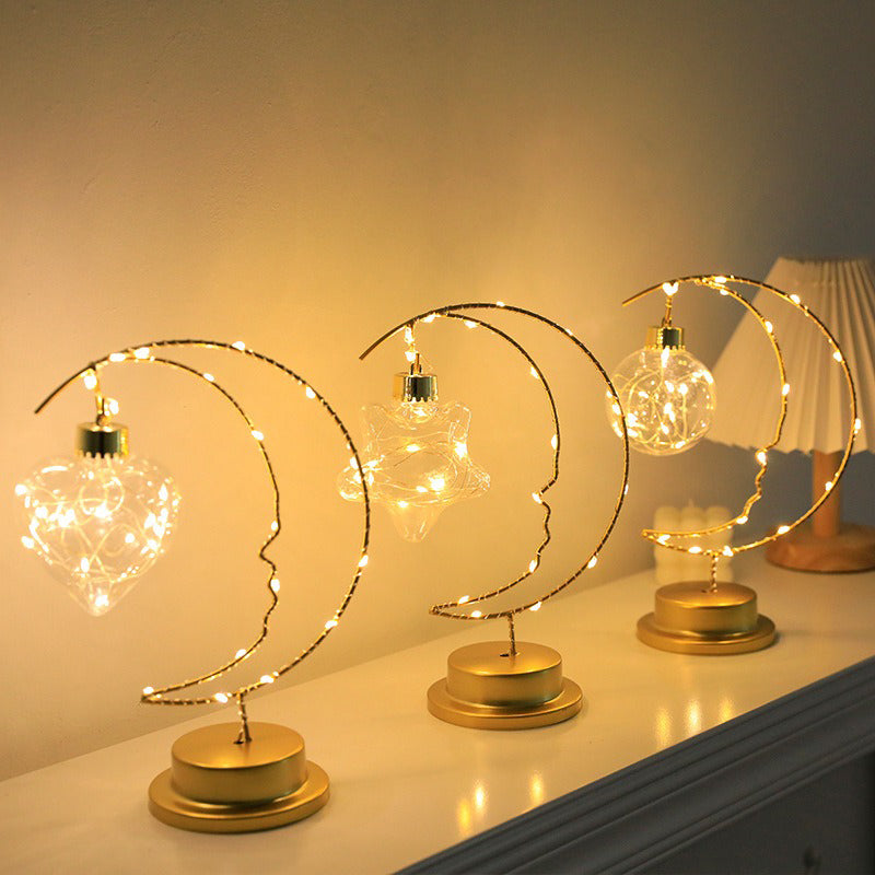 LunaGlow – Moderne LED Tischleuchte für entspannendes Ambientelicht