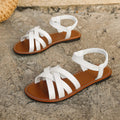 Eliane - Flache Riemchensandalen mit gepolstertem Fußbett und rutschfestem Gestaltung