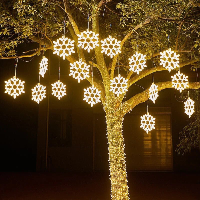 SnowGlow – Schneeflocken LED Lichter mit sanftem Schein für eine einzigartige Dekoration