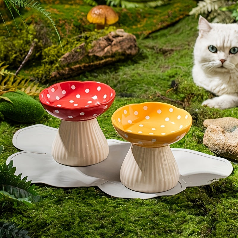 MushGlow – Einzigartiger Katzenfutternapf in Pilzform