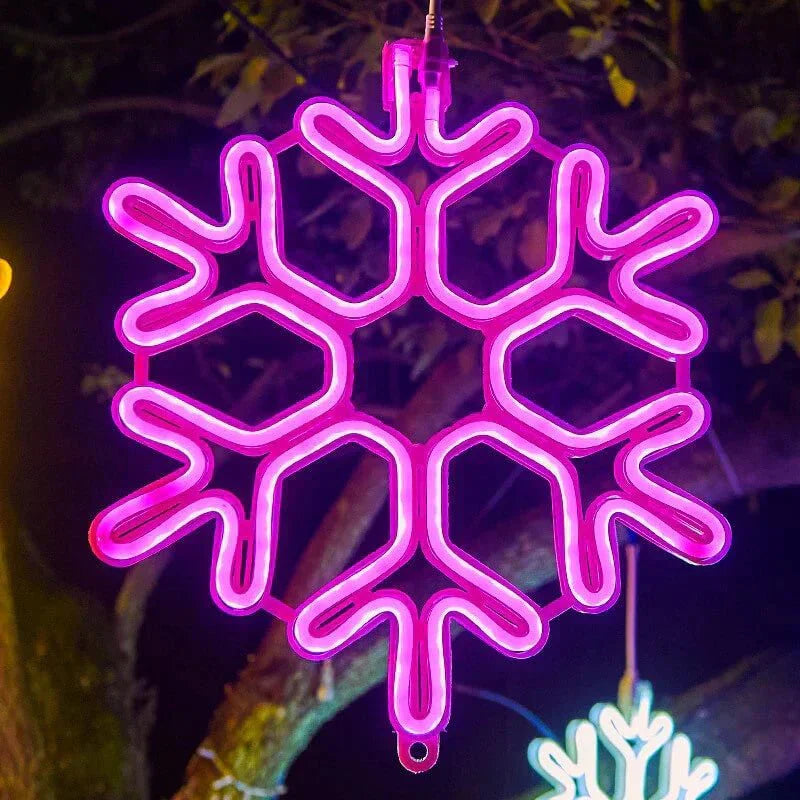 SnowGlow – Schneeflocken LED Lichter mit sanftem Schein für eine einzigartige Dekoration