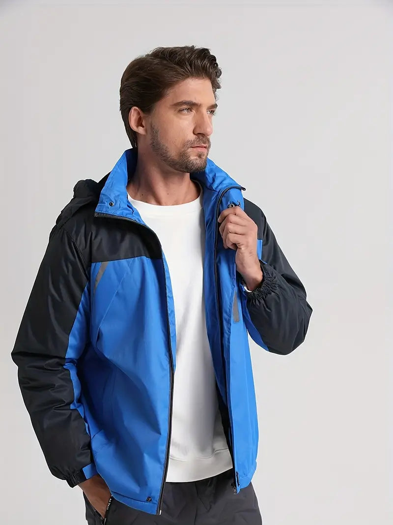 Anselm - Langärmelig Wasserdicht Kapuze Jacke Mit Reißverschluß