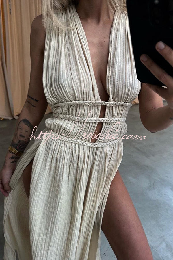 Selin – Leichtes Kleid mit offener Form und weich fließender Passform