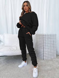 Clara - Langärmelig Top Und Hosen Zweiteiliges Set