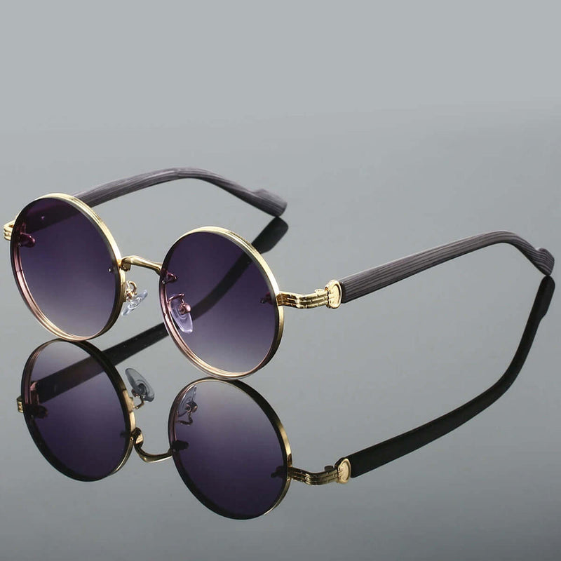 Sofie – Stylische runde Sonnenbrille mit UV Schutz und klassischem Rahmen