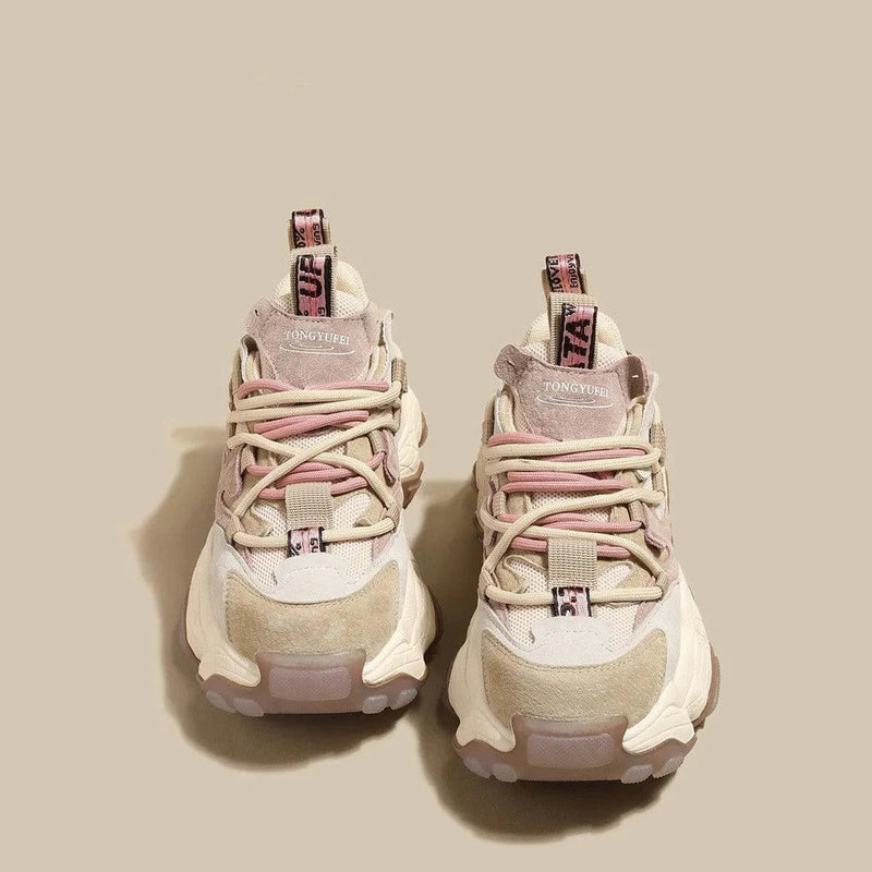 Sophia – Dicker Sohle Sneakers mit rutschfestem und stützendem Entwerfen