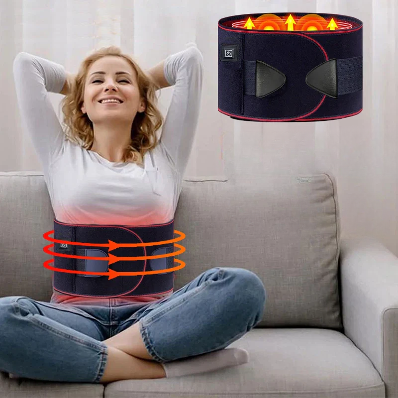 SoothiCore – Ergonomischer Heizgürtel mit Vibration und verstellbarer Passform