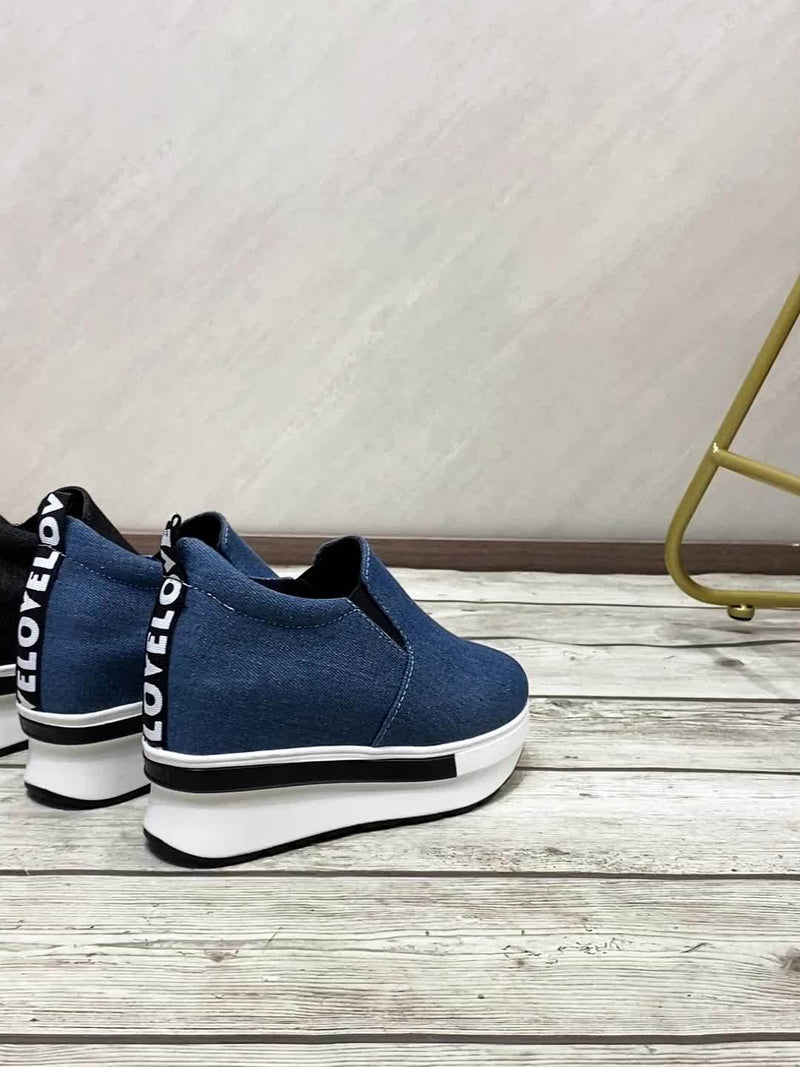Emma - Leichtgewicht Rutschfest Denim Knöchel Schuhe