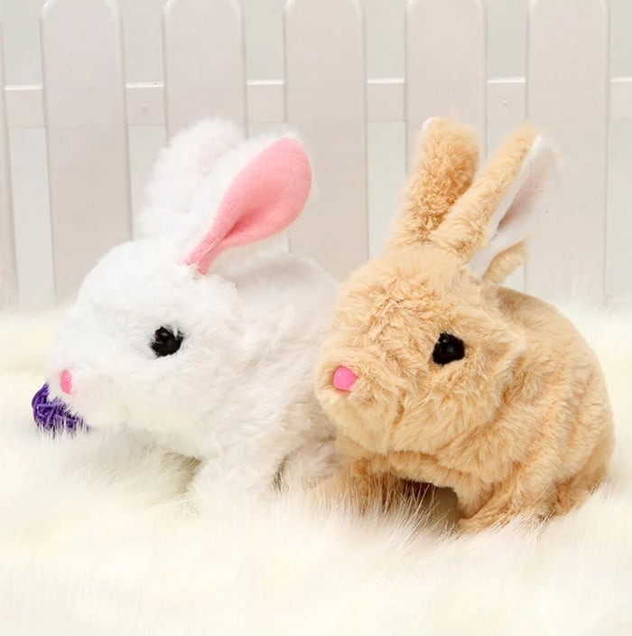 BunnyJoy - Interaktives Laufkaninchen mit Wackelohren und wackelndem Schwanz