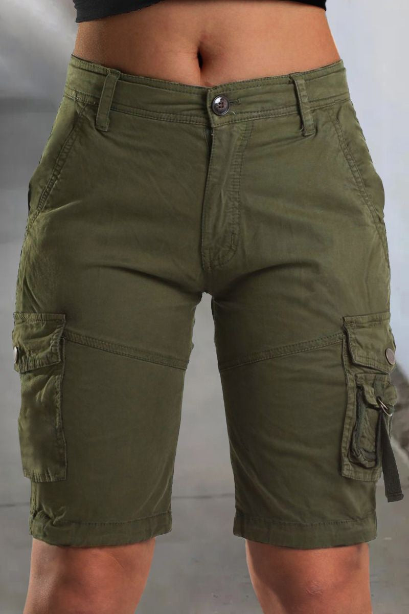 Mason – Cargo-Shorts mit mehreren Taschen und klassischem Knopfdesign