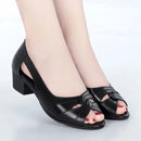 Anna – Leichte rutschfeste Sandalen mit Absatz und offenem Zehenbereich