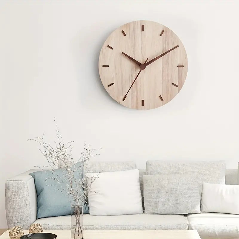 NatureTick – Moderne stumme Wanduhr für einzigartige Dekoration