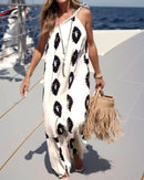 Andrea – Lässiges ärmelloses Kleid mit einem Schulterträger und lockerer Passform