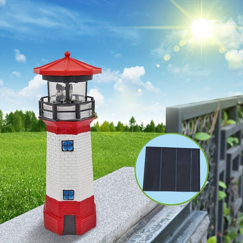 Lighthouse - Dekorative Gartenlaterne mit warmem Licht für den Außenbereich
