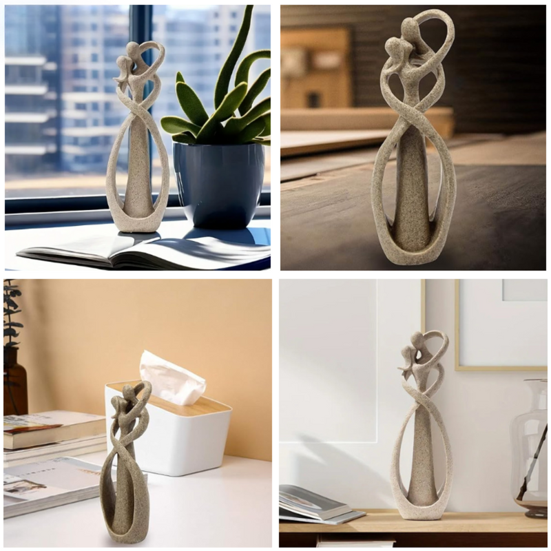 Artify - Einzigartig Dekoration Ehepaar Abstrakt Statue
