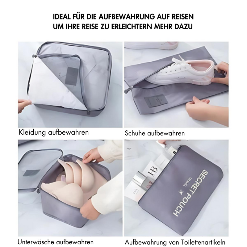 PackMate - Multifunktional Reiselagerung Taschen Satz Mit großem Fassungsvermögen