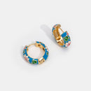 Valeska – Klobige Creolen mit kräftigem Blumendesign und sicherem Verschluss