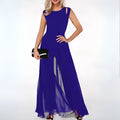 Leonie - Eleganter ärmelloser Jumpsuit mit weitem Bein und hoher Taille