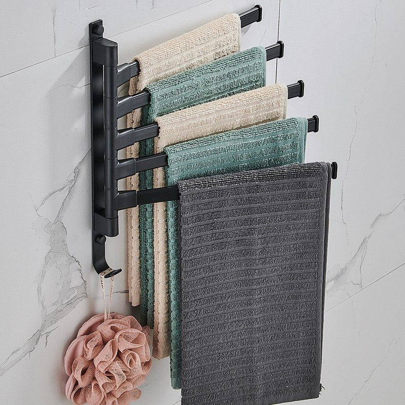 FlexiMag - Modernes Gestaltung 5 Arme Handtuchhalter für Handtuch Organisation