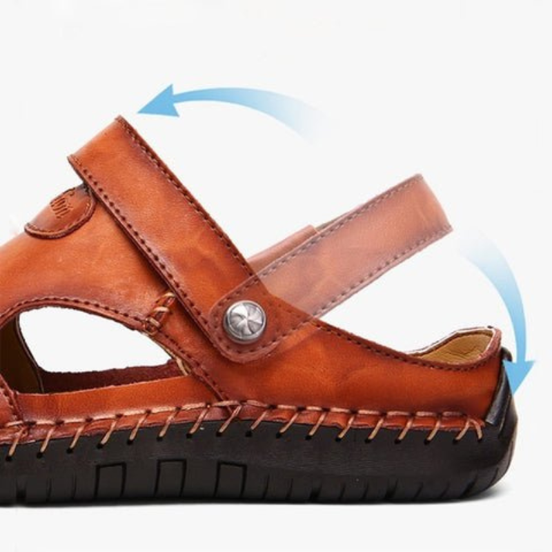 Alaric - Bequeme Sandalen mit verstellbarem Riemen und rutschfester Sohle