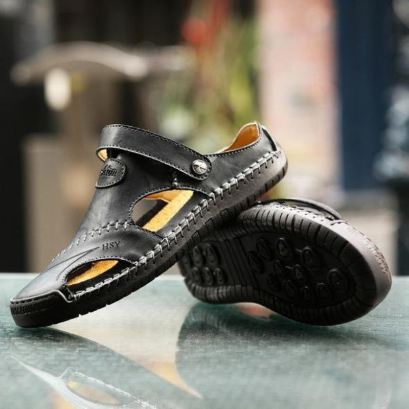 Alaric - Bequeme Sandalen mit verstellbarem Riemen und rutschfester Sohle