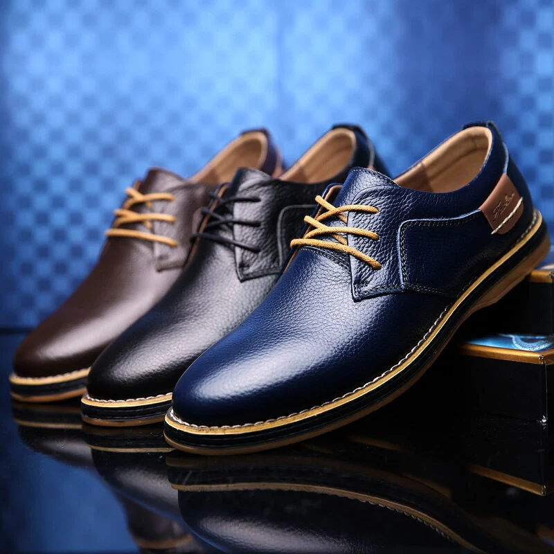 Charles - Elegante Schnürschuhe mit rutschfester Sohle für Komfort