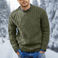 Johann - Bequemer Langärmelig Rundhalsausschnitt Strickpullover