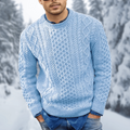 Johann - Bequemer Langärmelig Rundhalsausschnitt Strickpullover