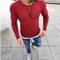 Gregor - Schlanke Passform Langärmelig Rundhalsausschnitt Gestricktes Sweatshirt