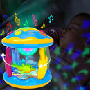 TideGlow – Rotierendes Babyspielzeug mit Meeresmotiven Musik und Lichtprojektion
