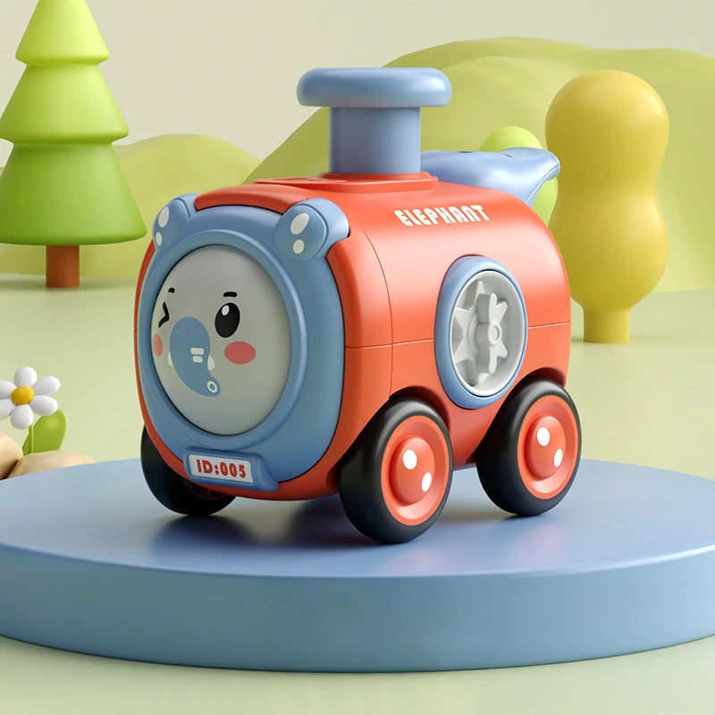 TootleTrek – Mini Eisenbahnspielzeug mit Tiergesichtern Pfeifgeräuschen und Berührungsreaktionen