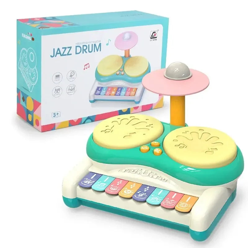 MusikMester – Interaktives Schlagzeug und Keyboard Set für die frühe Klangentdeckung