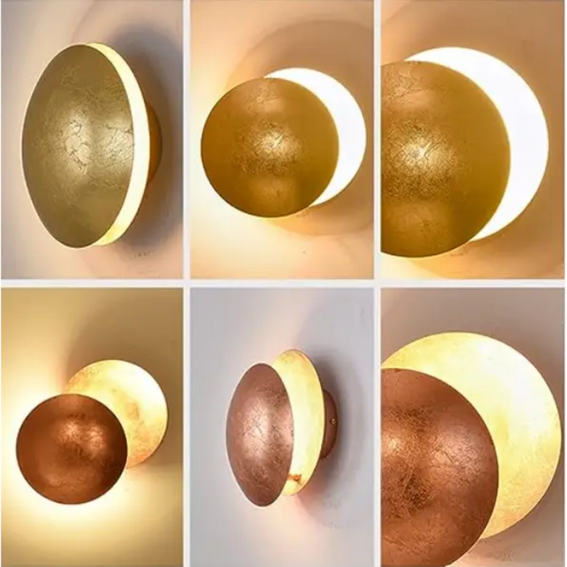 LumaDisc – Drehbare runde Wandleuchte mit LED Beleuchtung