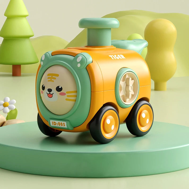 TootleTrek – Mini Eisenbahnspielzeug mit Tiergesichtern Pfeifgeräuschen und Berührungsreaktionen