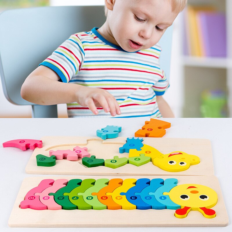 CritterCount – Tier und Zahlenpuzzle Blöcke für frühkindliches Lernen