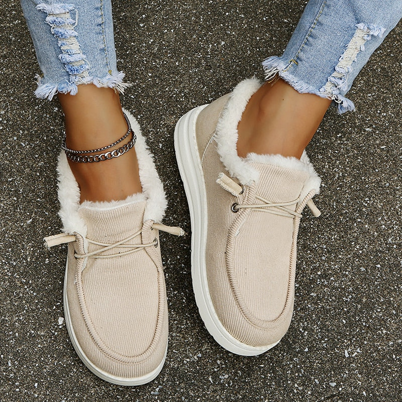 Sofie - Warm gefütterte Schuhe mit rutschfester Sohle für Komfort