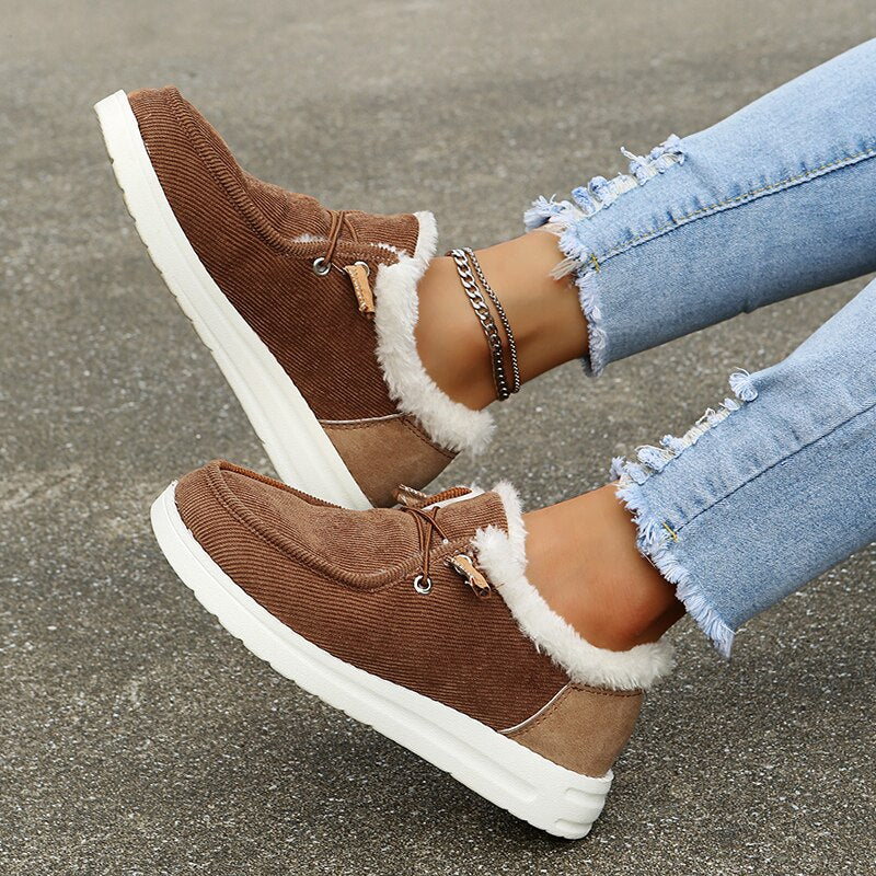 Sofie - Warm gefütterte Schuhe mit rutschfester Sohle für Komfort