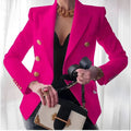 Salome - Lässiger Langarm Blazer mit Reverskragen und Knopfdetails