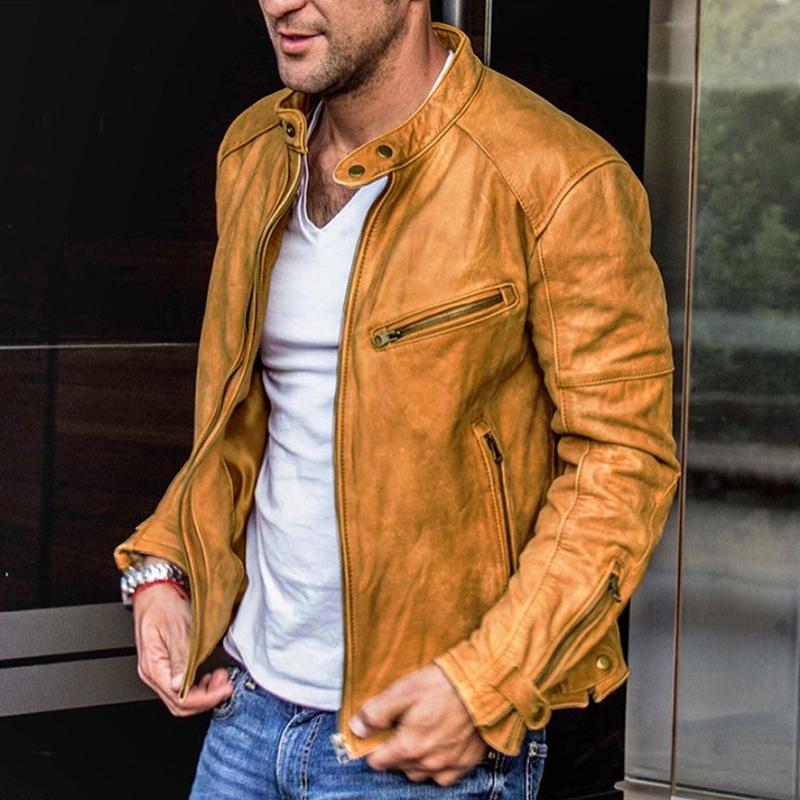 Alaric - Moderne Langärmelig Reißverschluss Jacke Mit Taschen