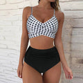 Elina – Stylisches Hohe Taille Bikini Satz mit Blumenprint