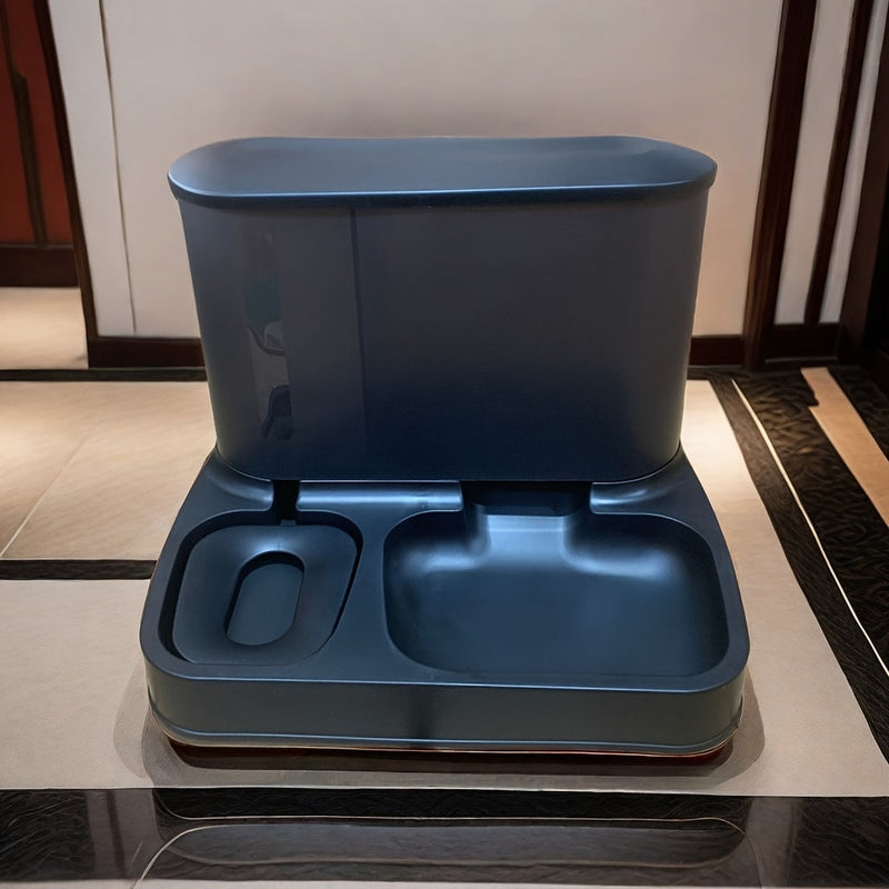 PawForm – Moderne Futterstation für Haustiere mit transparenter Aufbewahrung