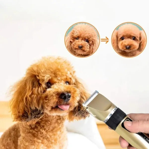 CalmCut – Wiederaufladbarer kabelloser Trimmer für Hunde und Tierhaare