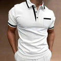 Conrad – Elegantes Kurzarm Poloshirt mit Knöpfen und Tasche
