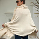 Zoe - Bequemer Voller Ärmel Pelz Poncho