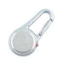 TrailSync – Outdoor Uhr mit rundem Zifferblatt und Karabinerhaken