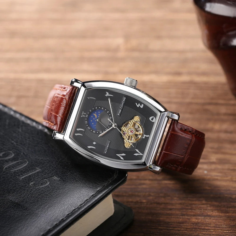 Elias – Automatische mechanische Uhr mit einzigartigem Zifferblatt und langlebigem Armband